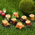 Miniatyrbillede 2 af 5: 8 ornamenter lille stub harpiks stub ornamenter kreativ mos mikr