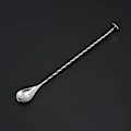 Miniatyrbillede 2 af 5: Cocktail ske med integreret muddler, rustfrit stål, 26 cm