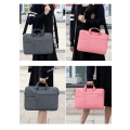 Miniatyrbilde 8 av 8: Håndholdt laptopveske med skulderstropp 13,3-15,6 tommer Dark Grey 14.1-15.4 inch