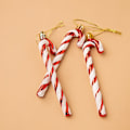 Miniatyrbillede 3 af 5: Candy Cane Julepynt, 9 stk. Plastik Candy Cane Kit, Ch