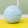 Miniatyrbilde 3 av 5: Tegneserie skrivebordsdekorasjoner mini skrivebordslampe øyevern lesing studie skrivebordslampe syv farger lys barn nattlys (Beige)
