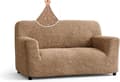 Loveseat-överdrag - Stretchigt sofföverdrag - Loveseat-kudde a