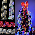 Miniatyrbillede 2 af 5: 1M Lanterne Streng Mesh Juletræ Bånd Hængende Mesh Xmas T