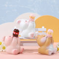Miniatyrbillede 2 af 4: Happy Your Desktop Små Ornamenter Søde Dyr Drikke Drik C