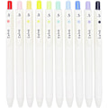 Miniatyrbillede 1 af 5: 0,5 mm Fine Tip Farve Gel Penne, Soft Touch, Retractable Hvid Wri