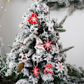Miniatyrbilde 4 av 5: 12 stk Trejulepynt, Juleleker til Juletreet
