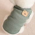 Miniatyrbillede 3 af 4: 4 stk. Walv Gele Vest Vest Hvalp Kæledyr Tøj Åndbar Slim Teddy