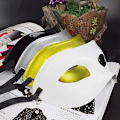 Pikkukuva 3 / 3: 10 kappaletta Unisex Retro Masquerade Mask Venetsialainen Masquerade Mask black