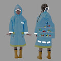 Miniatyrbillede 3 af 5: 1 pakke, regnfrakke regn poncho lange tøj regnfrakke åndbar ho