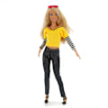 Miniatyrbillede 2 af 5: 4 stk. 30 cm Barbie dukketøj, der skifter modetøj, kort ski