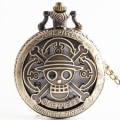 Miniatyrbilde 1 av 6: One Piece Kul Piratstil Lommeur Straw Case Hat Halskjede
