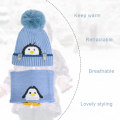 Pikkukuva 3 / 5: Pipohuivisetti Hat Beanie Hat Lapset Talvi Vauva Neulohattusetti