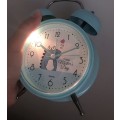Miniatyrbild 4 av 5: Söt studentväckarklocka Candy Color Bell Style Silent Bedside C