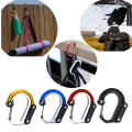 Pikkukuva 4 / 4: Carabiner-klipsi ja -koukku (keskikokoinen) retkeilyyn, reppuretkeilyyn ja ga