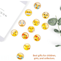 Pikkukuva 6 / 6: 16 kpl Emoji-magneetti Jääkaapin magneetti Koristeellinen