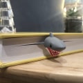 Miniatyrbillede 3 af 6: 1 stk. 3D haj bogmærke, sødt dyrebogmærke, til studerende, readi