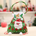 Miniatyrbilde 6 av 7: 3 juledekorasjoner Ny Santa Claus gavepose julegave