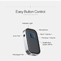 Miniatyrbilde 4 av 4: Bluetooth AUX-adapter for bil, Bluetooth 5.0 AUX-mottaker for bil, håndfri