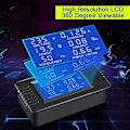 Miniatyrbild 2 av 7: AC 80-260V 100A CRS-022B LCD-display Digital strömspänningseffekt