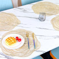 Miniatyrbild 3 av 5: Set med 4 rosplaceringsmattor i PVC, isolerade placeringsmattor