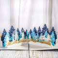 Miniatyrbilde 1 av 4: 3D julekort, pop-up julekort, foldet tredimensjonalt