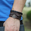 Miniatyrbilde 2 av 6: 6PCS Armbånd for Menn Kvinner Flettet Mansjettarmbånd