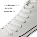 Miniatyrbild 2 av 5: 5 par platta skosnören för sneakers (vita), platta skosnören för S