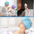 Miniatyrbillede 6 af 6: 3 stk. Mikrofiber Hår Turban med Knapper