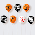 Miniatyrbillede 3 af 5: Halloween Dekorationer Latex Balloner 100