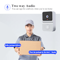 Miniatyrbillede 4 af 5: Z30 smart trådløs dørklokke smart home katteøje wifi dørklokke hom