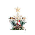 Miniatyrbild 1 av 4: Julgran Jul Ljusstake Hem Järn Ljus Prydnad G