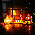 Miniatyrbillede 4 af 5: 3 Pak Julepynt Lys Hytte Hotel Bar
