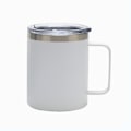 Miniatyrbilde 1 av 5: 360ML rustfritt stål isolert kaffekopp med håndtak - Hvit