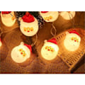 Miniatyrbild 2 av 5: 6M-40 Lamp Juldekoration LED Juldag Dekorationsljus Tomte Snögubbe Strängljus (Batteridriven)