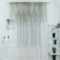 Wicker broderade gardiner, tyggardiner-100*250cm