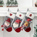 Miniatyrbild 2 av 5: 3-delad julklappspåse Juldekorationer Tomtestrumpa
