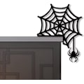Pikkukuva 2 / 5: 2 kpl Halloween-kohtauskoristetta, puinen käsityöoven riipus