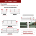 Miniatyrbillede 5 af 5: Majs Korn Wrap Sofa Cover Pet Couch Beskytter Pletbestandig S