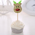 Miniatyrbillede 2 af 5: 28 stk. julekagepynt, glitter julekagepynt til hjemmet, festdekoration, julefestartikler