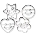Miniatyrbillede 4 af 5: Kageformssæt med 4 - Til bageglæde - Emoji, Smiley, Hjerte