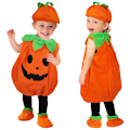 Miniatyrbillede 3 af 3: Halloween Drenge og Piger Cosplay Græskar Udklædningskostumer 100cm