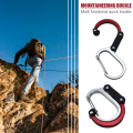 Pikkukuva 2 / 4: Carabiner-klipsi ja -koukku (keskikokoinen) retkeilyyn, reppuretkeilyyn ja ga