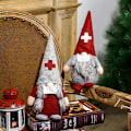 Miniatyrbild 2 av 4: 1 Grå hatt Vit mask Juldekoration Tillbehör Doktor Sjuksköterska