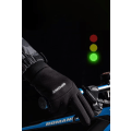 Miniatyrbillede 5 af 5: Udendørs polstrede varme vind- og skridsikre cykelhandsker (sorte) L