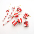 Miniatyrbilde 1 av 5: Sukkerstang julepynt, 9 stk plast sukkertøystangsett, Ch