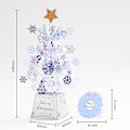 Miniatyrbilde 3 av 4: 3D-kort Pop-up-kort Julehilsen Julekort Stjerner