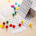 Pikkukuva 4 / 5: 60 ei-toistuvaa bingo-korttia BINGO-kortti lasten digitaalinen sisäänpääsy