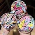 Miniatyrbillede 6 af 6: 60 stk. Macaron-hårklemmer til piger, børnehårspænder, tilfældige