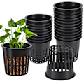 Miniatyrbillede 1 af 6: 40 stk. Hydroponiske kurve i plast, genanvendelige hydroponiske plantepotter