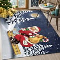Julmatta med tomte, juldekoration, matta 60*90cm